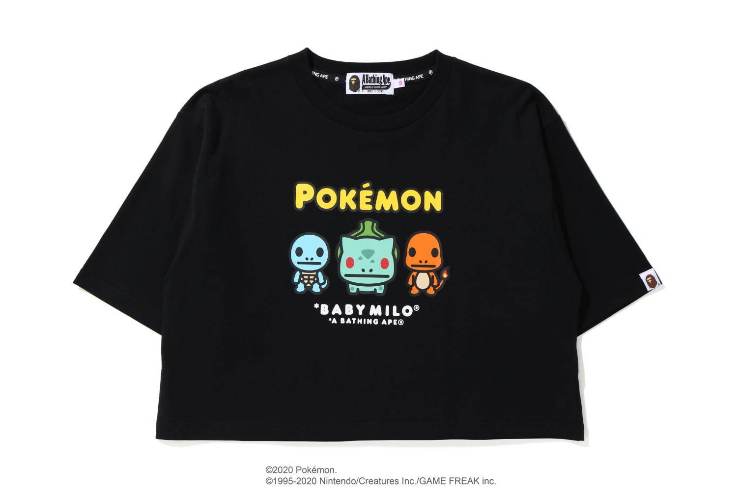 ポケモン×ア ベイシング エイプ、ベイビーマイロ風ポケモンTシャツやピカチュウの耳付きフーディー｜写真6