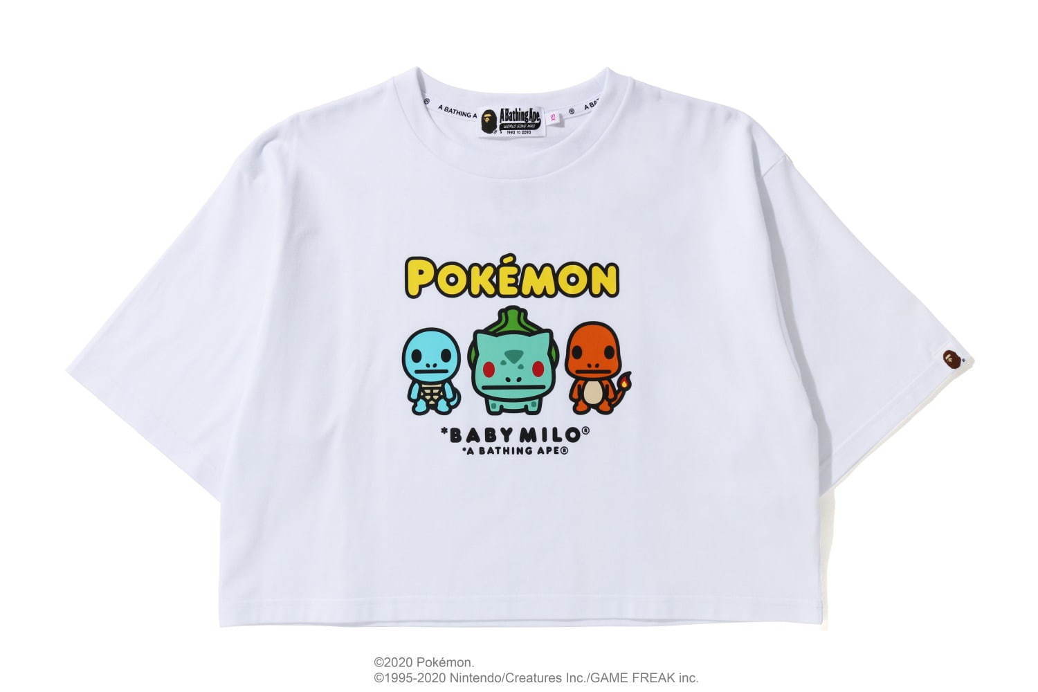 ポケモン×ア ベイシング エイプ、ベイビーマイロ風ポケモンTシャツやピカチュウの耳付きフーディー｜写真10