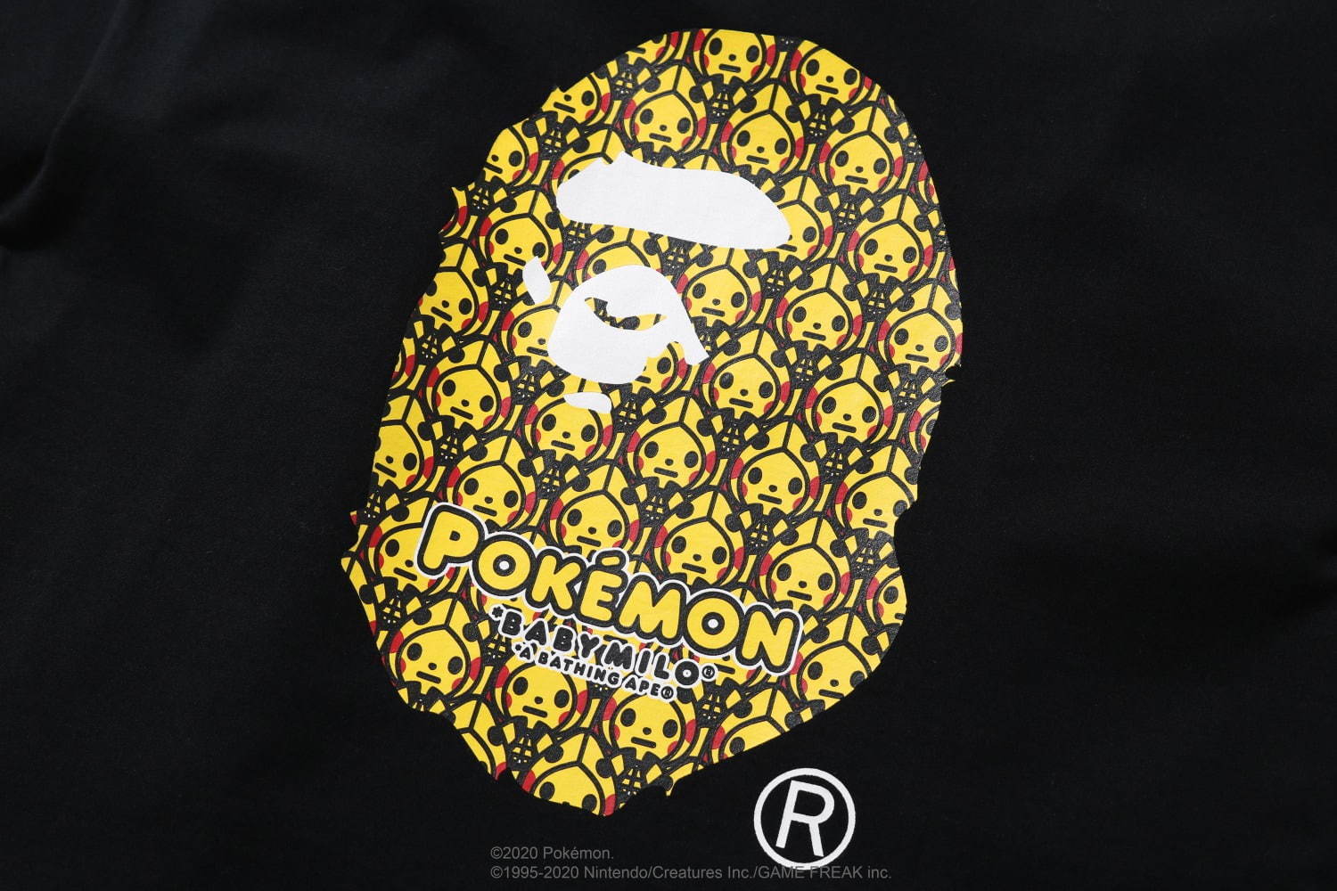 写真22 117 ポケモン ア ベイシング エイプ ベイビーマイロ風ポケモンtシャツやピカチュウの耳付きフーディー ファッションプレス