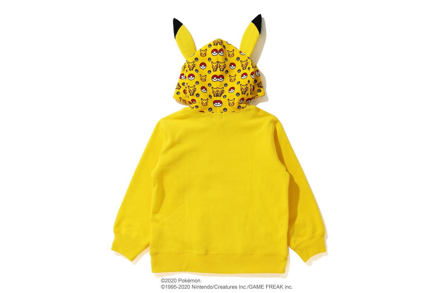 ポケモン×ア ベイシング エイプ、ベイビーマイロ風ポケモンTシャツやピカチュウの耳付きフーディー｜写真55