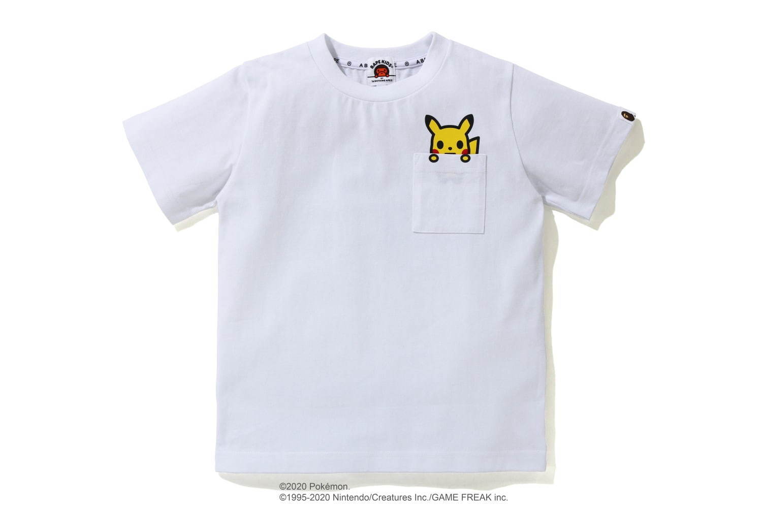 ポケモン×ア ベイシング エイプ、ベイビーマイロ風ポケモンTシャツやピカチュウの耳付きフーディー｜写真36