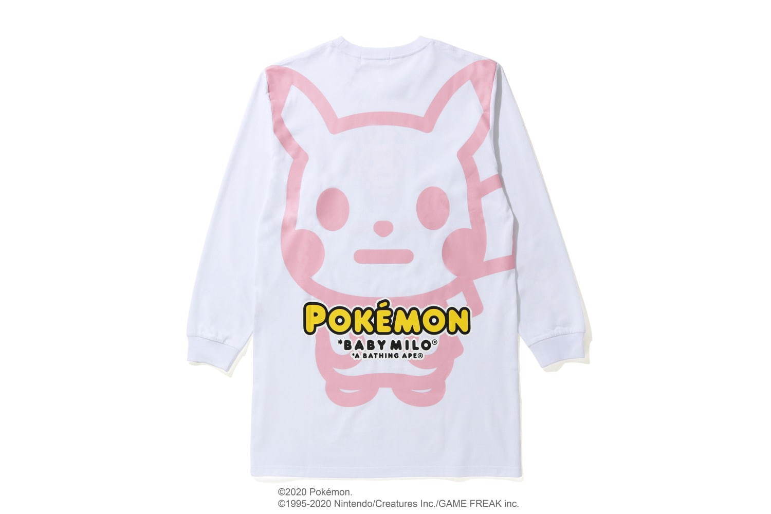 ポケモン×ア ベイシング エイプ、ベイビーマイロ風ポケモンTシャツやピカチュウの耳付きフーディー｜写真47