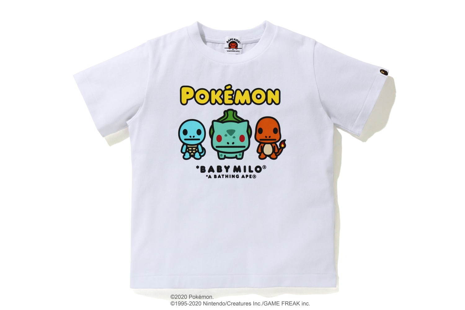 ポケモン×ア ベイシング エイプ、ベイビーマイロ風ポケモンTシャツやピカチュウの耳付きフーディー｜写真94