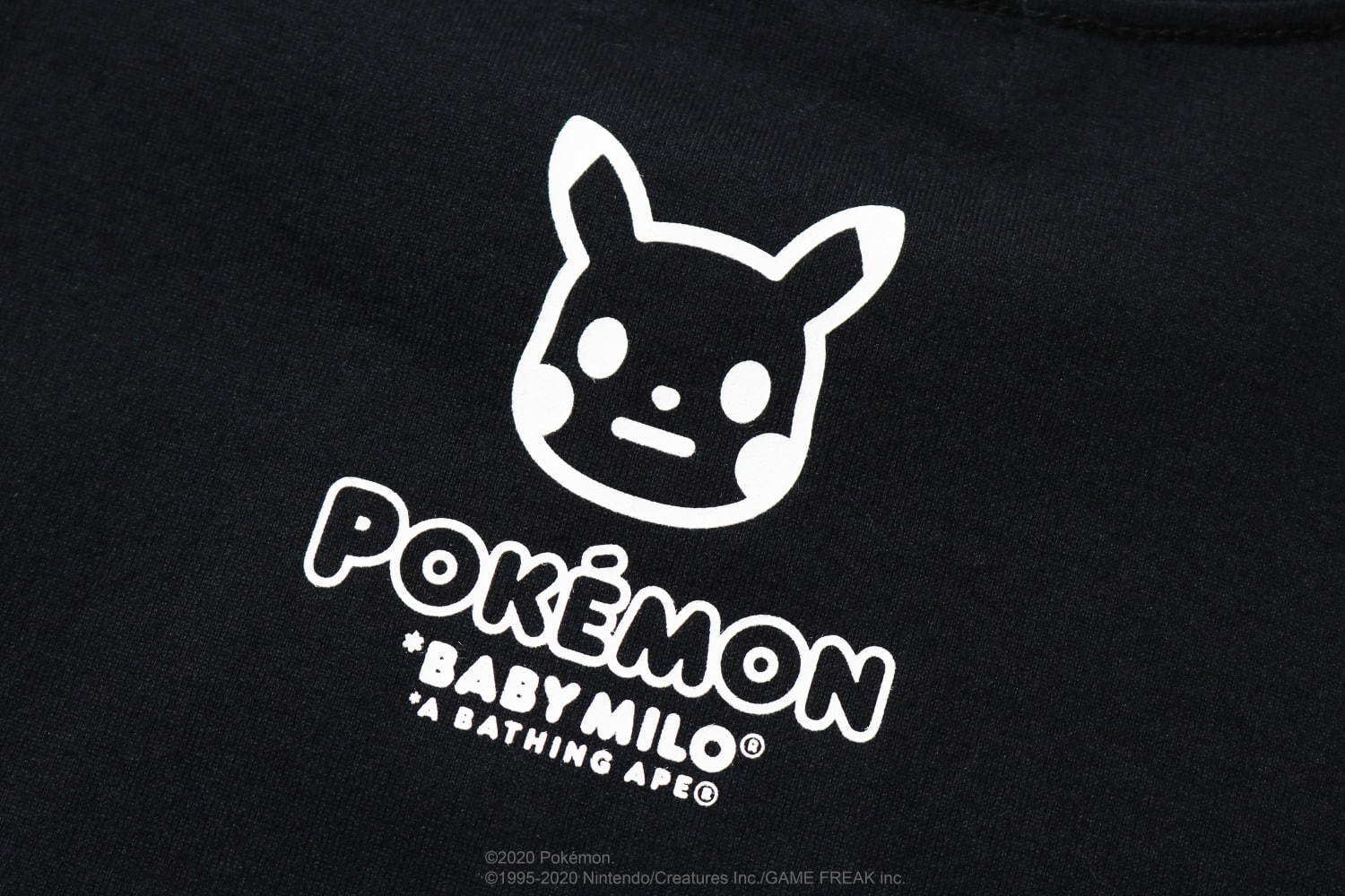 写真9 117 ポケモン ア ベイシング エイプ ベイビーマイロ風ポケモンtシャツやピカチュウの耳付きフーディー ファッションプレス