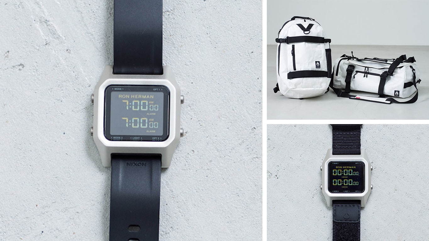ニクソン×RHC ロンハーマンの新作腕時計、シルバーの超薄型ケース＆カスタマイズ可能な液晶画面｜写真7