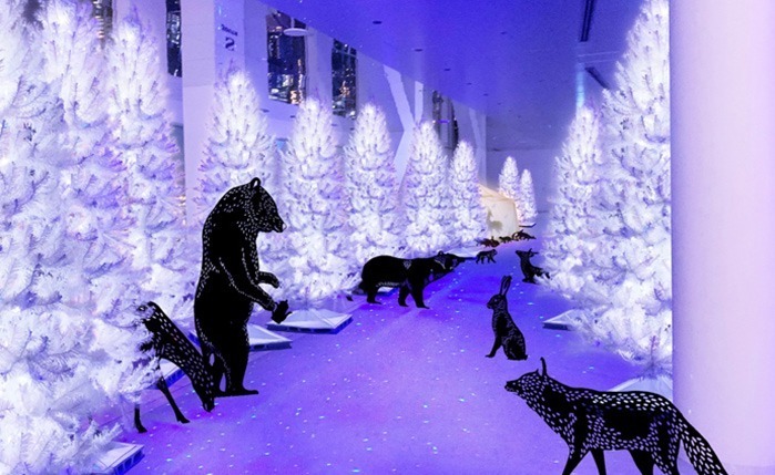 「空中庭園 Xmas 2020」梅田スカイビル 空中庭園展望台で“空に浮かぶホワイトクリスマス”｜写真5