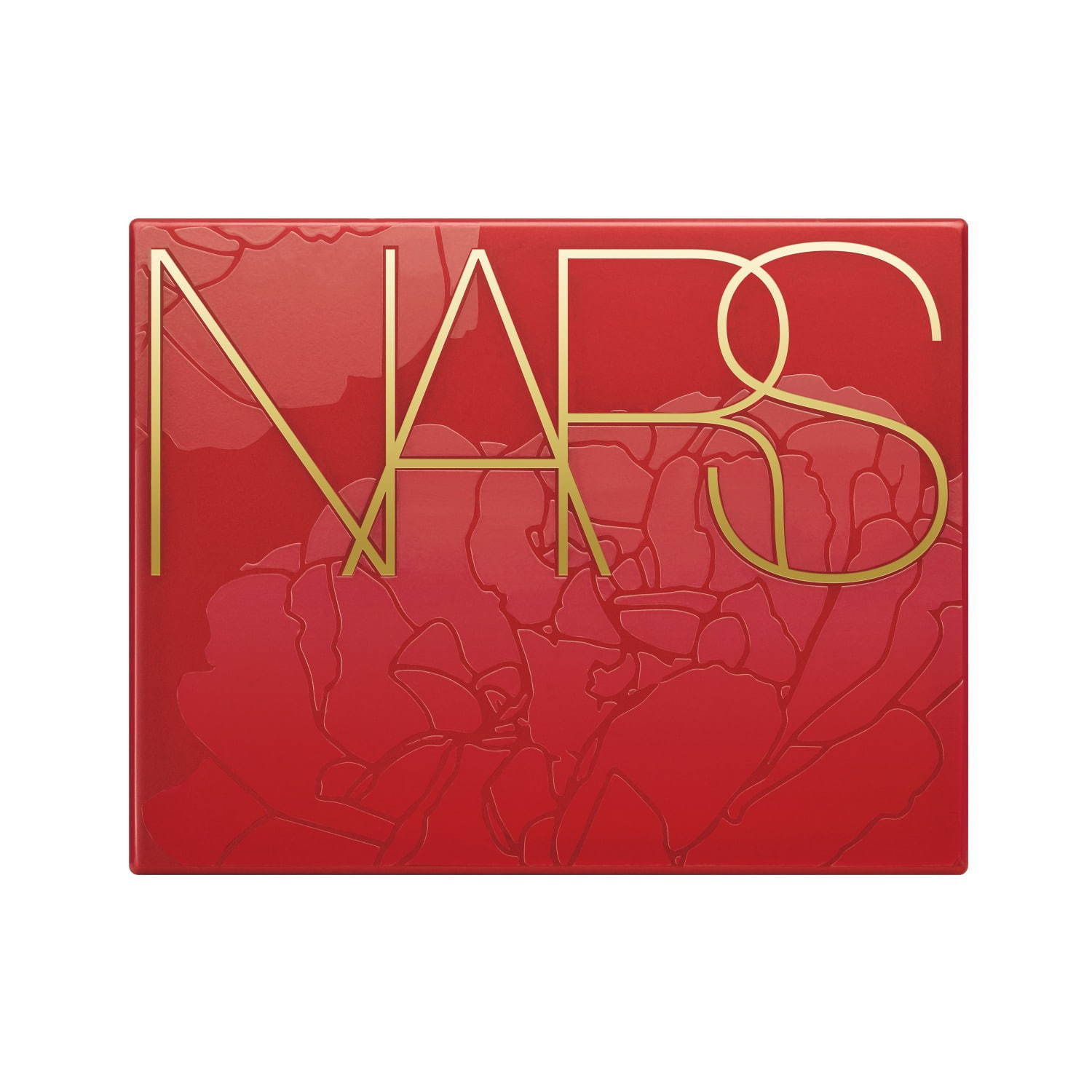 NARS“真っ赤なフラワーケース”入り限定コスメ、花びら発色アイ