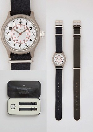 ナイジェル・ケーボン×タイメックスのステンレスケース腕時計、イギリス海軍のデッキウォッチから着想 - ファッションプレス
