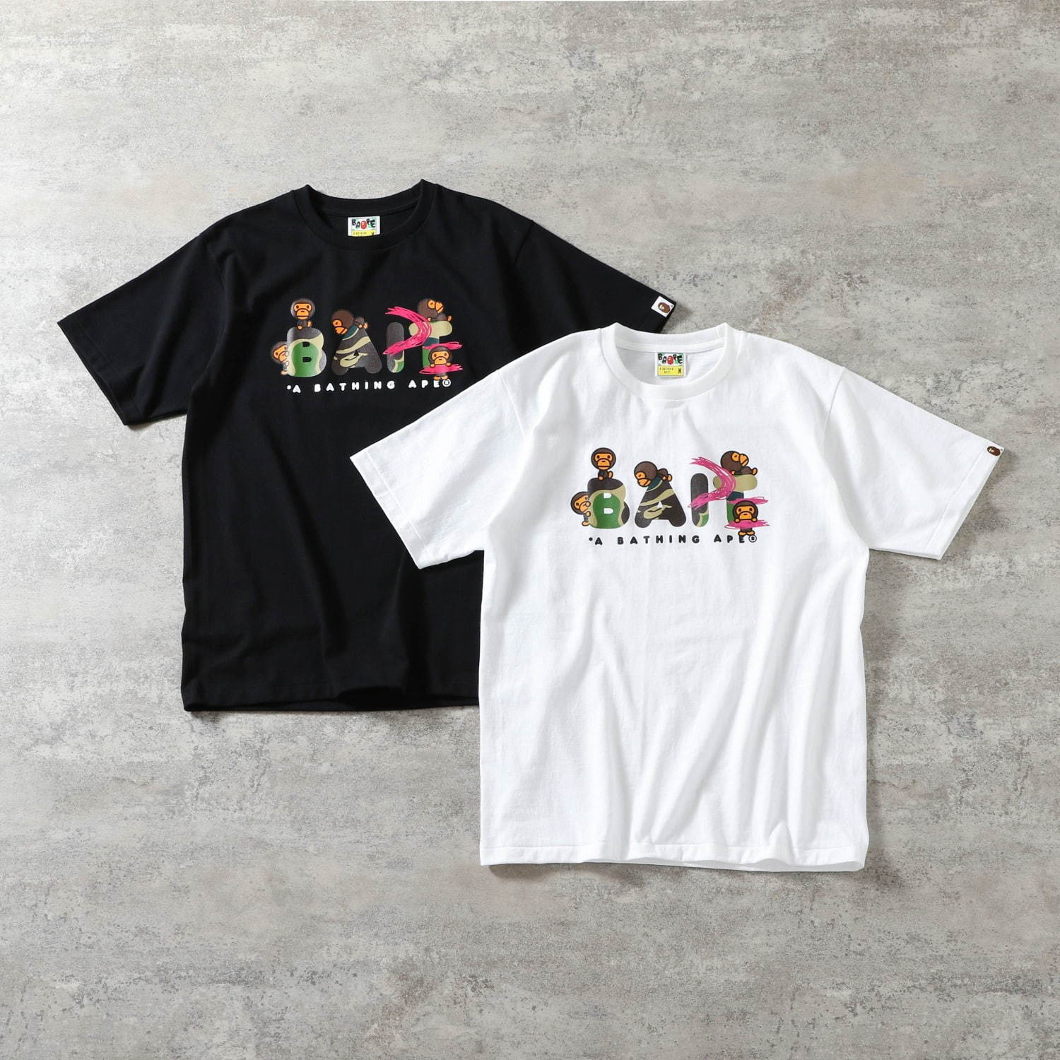 A BATHING APE ロゴ入りTシャツ | hartwellspremium.com
