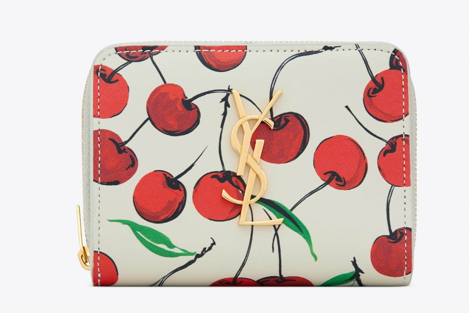 サンローラン 真っ赤なチェリー柄 ミニ財布やiphoneケース 日本限定で発売 ファッションプレス