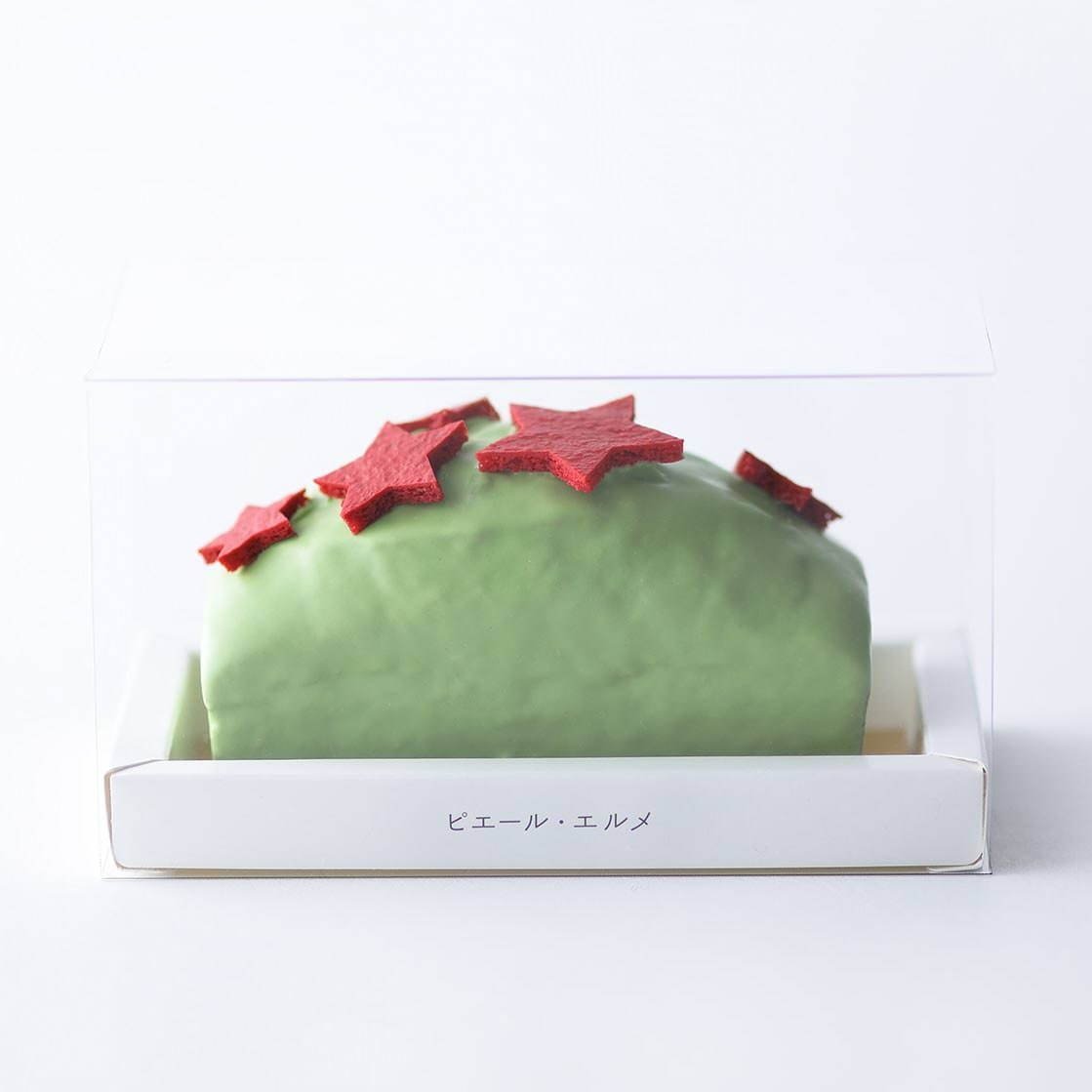 Made In ピエール エルメ 星形マカロン のクリスマスパウンドケーキ ピスタチオ ラズベリー ファッションプレス