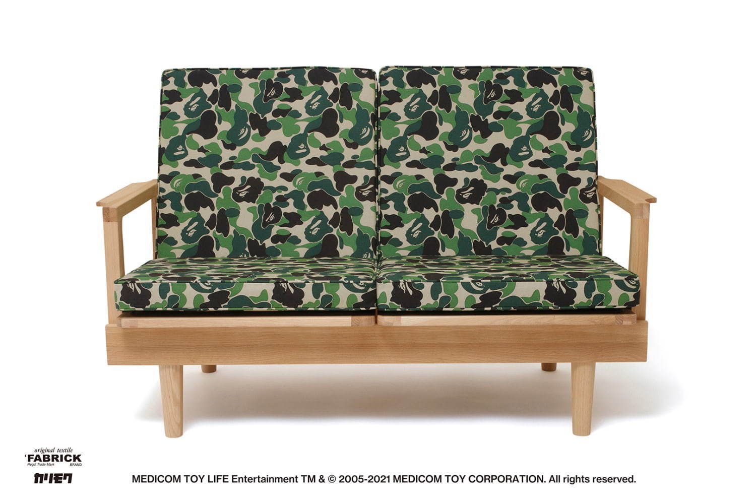 ABC CAMO TWO SEAT SOFA BAPE HOME(グリーン) 158,000円＋税