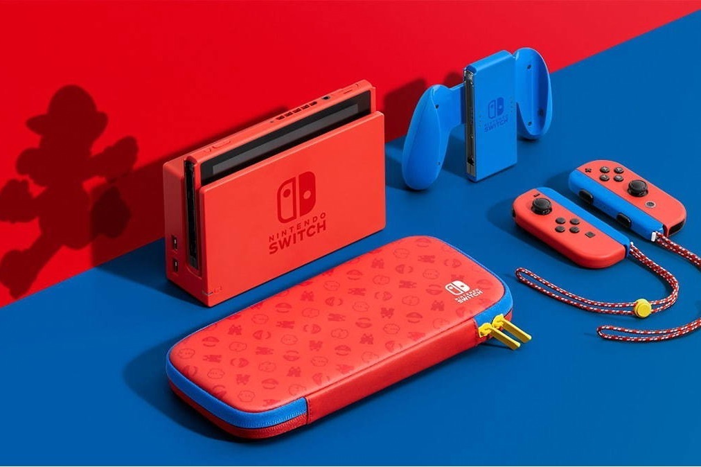 【2台セット】【即配送】Nintendo Switch Mario color