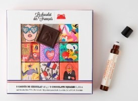 Le chocolat des francais 9個チョコレート入りボックス 1,350円 HERBORISTERIE ビフォアキス オイルロールオン 2,500円