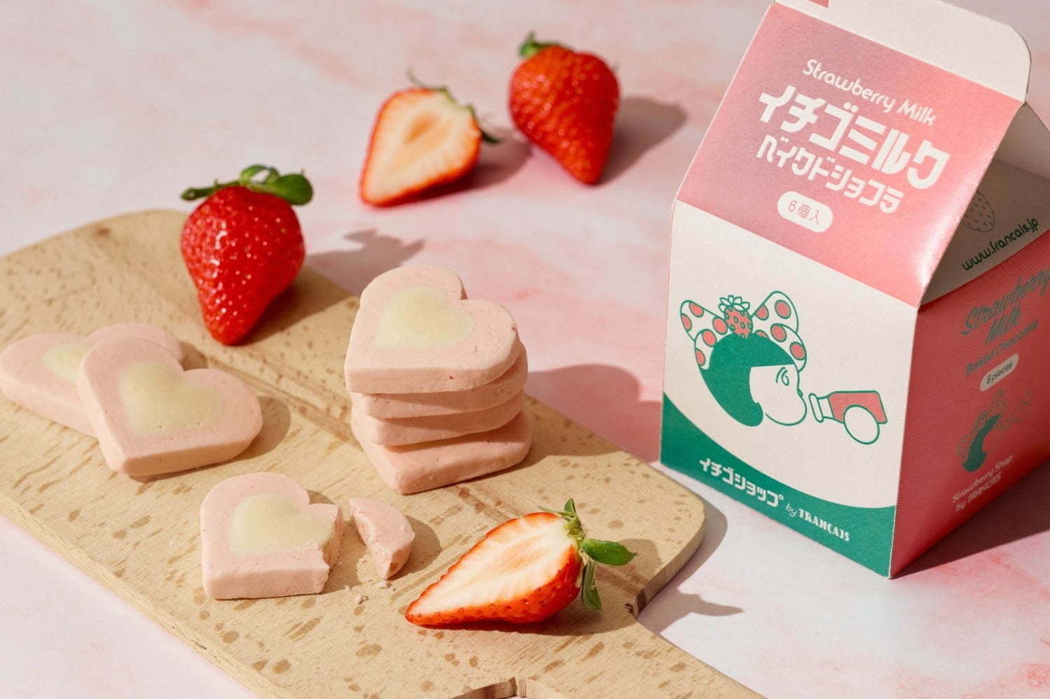 苺”がテーマの新スイーツブランド「イチゴショップ by フランセ」大阪 