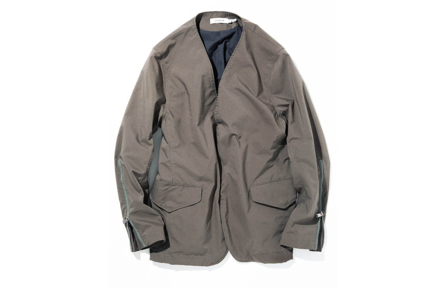 美品nonnative TROOPER 3B JACKET Pliantex 0 ノーカラージャケット