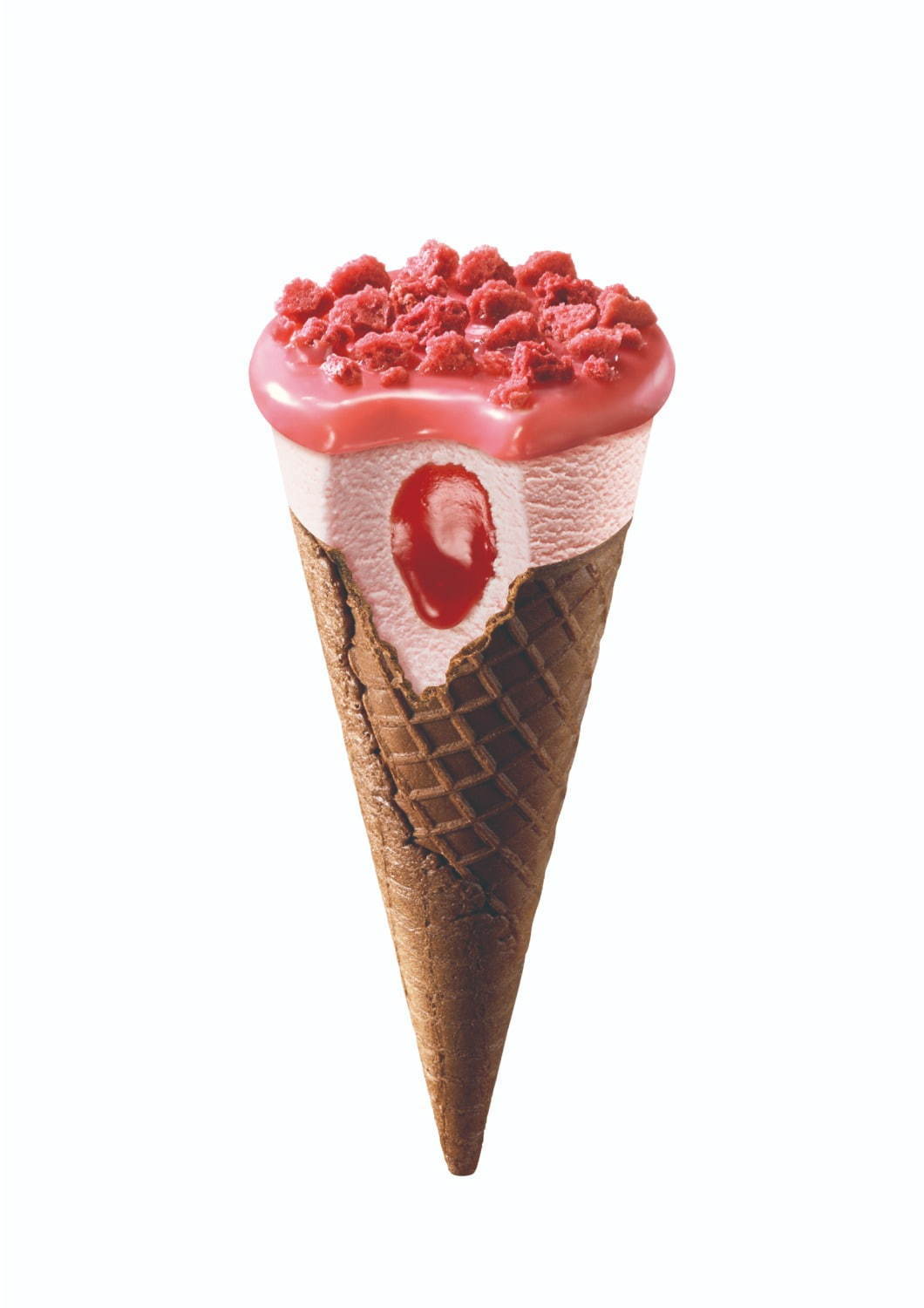 グリコ ジャイアントコーン 大人シリーズ ルビーチョコレート ベリーヨーグルト風味アイスの新作 ファッションプレス