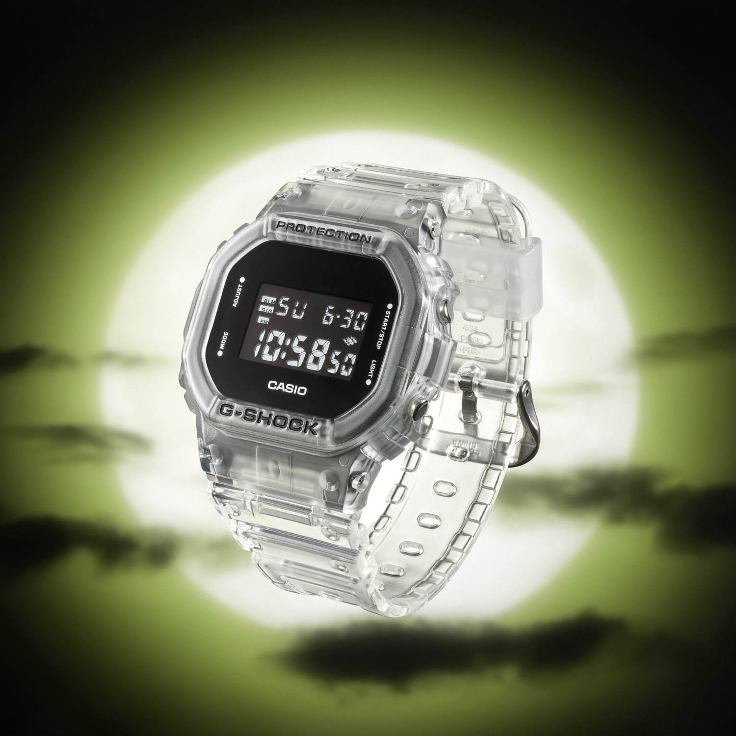 超激安 透明なGショック20気圧防水スケルトン腕時計メンズG-SHOCK新品