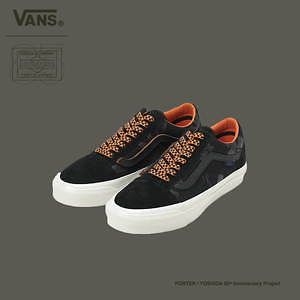 ポーター×VANS“チェッカーフラッグ柄＆ボタニカル柄”のバッグ、左右