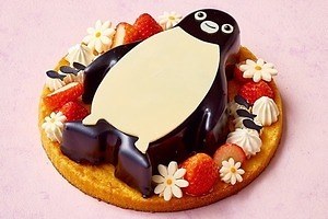 春の庭に寝そべる Suicaのペンギン ホワイトチョコレートケーキ 池袋 ホテルメトロポリタン限定で ファッションプレス