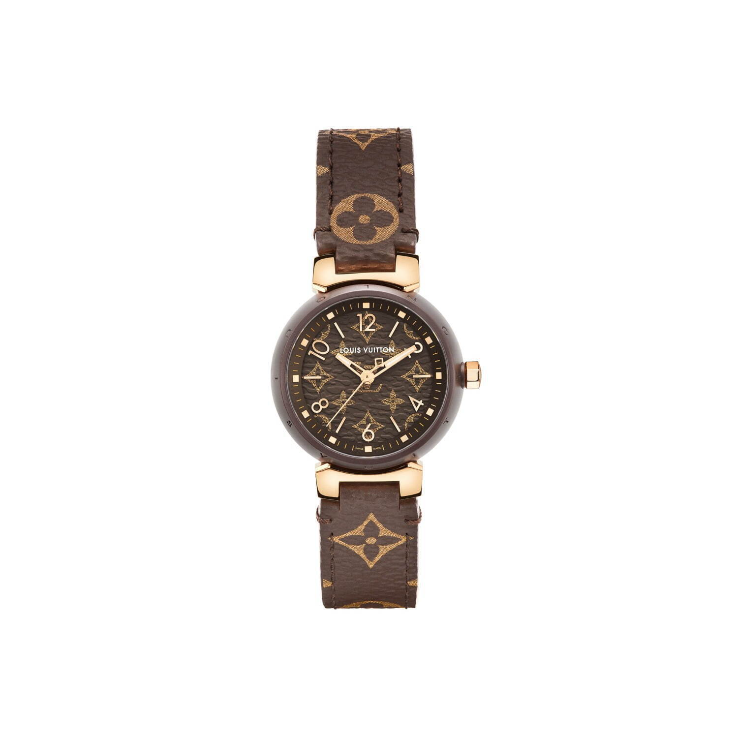 ルイ・ヴィトンの腕時計「タンブール モノグラム」新作、モノグラム ...