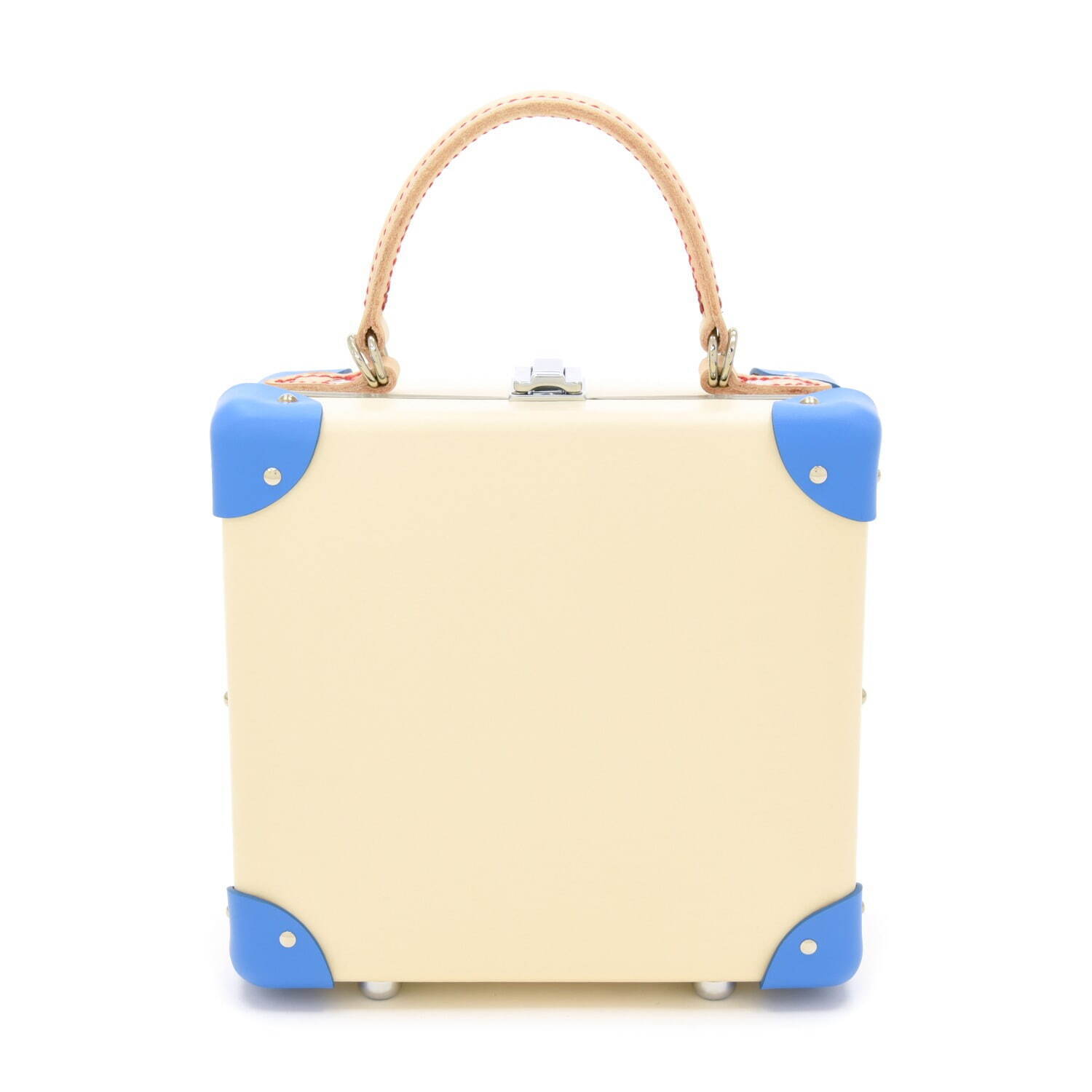 グローブ・トロッター“英国の家族旅行”着想のストライプ柄スーツケース、白い砂浜×青い海カラー｜写真9