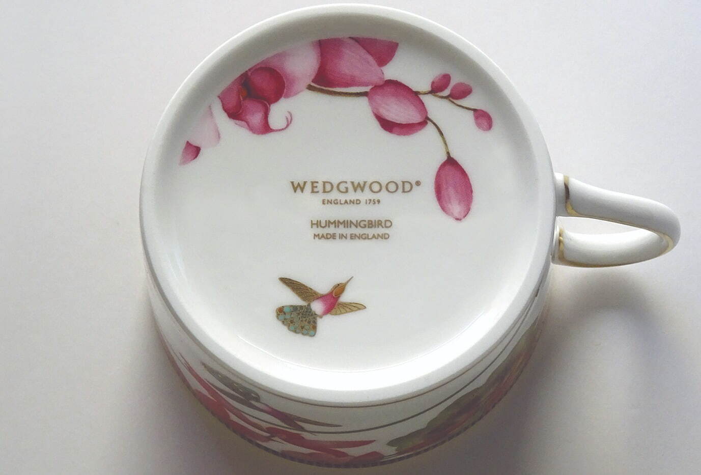 未使用 WEDGWOOD ウェッジウッド HUMMINGBIRD ハミングバード 小皿 1枚 15cmプレート 希少 レア ハチドリ 英国 SY5563A1