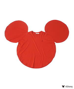 着るミッキーマウス ミッキーの顔型tシャツ アンリアレイジとメゾンサークルがコラボ ファッションプレス