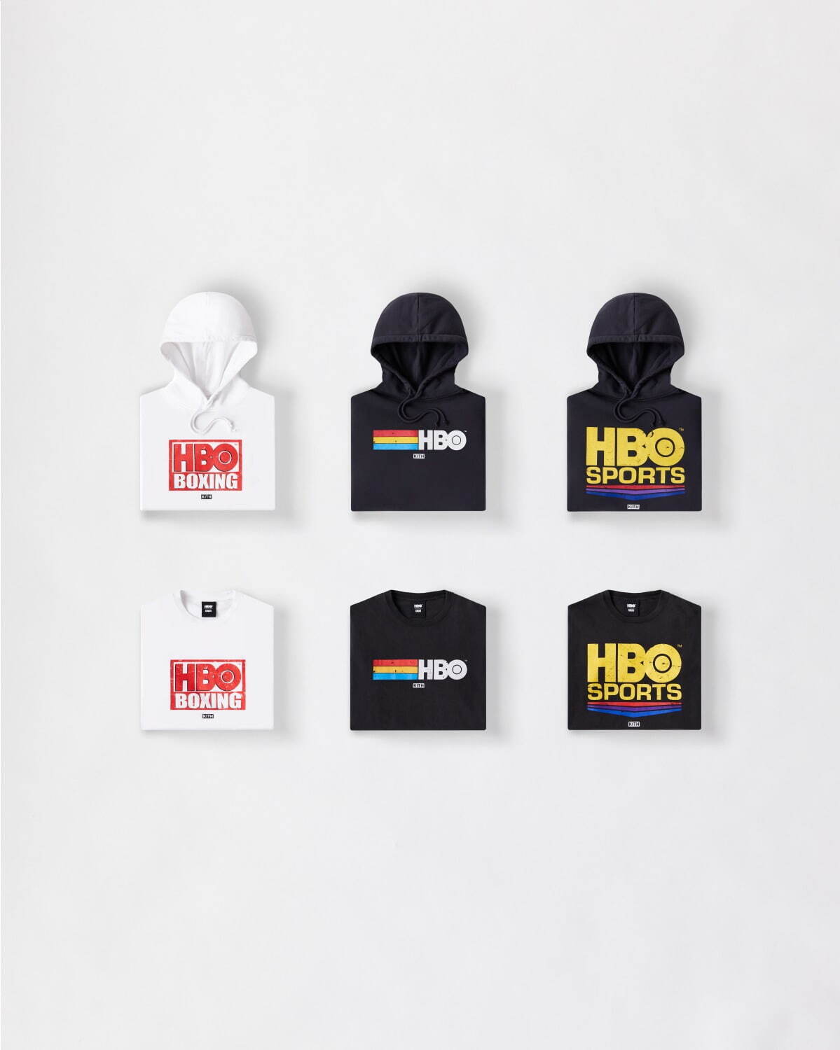 KITH×米ケーブルTV局「HBO」レトロなロゴを配したヴィンテージ風T