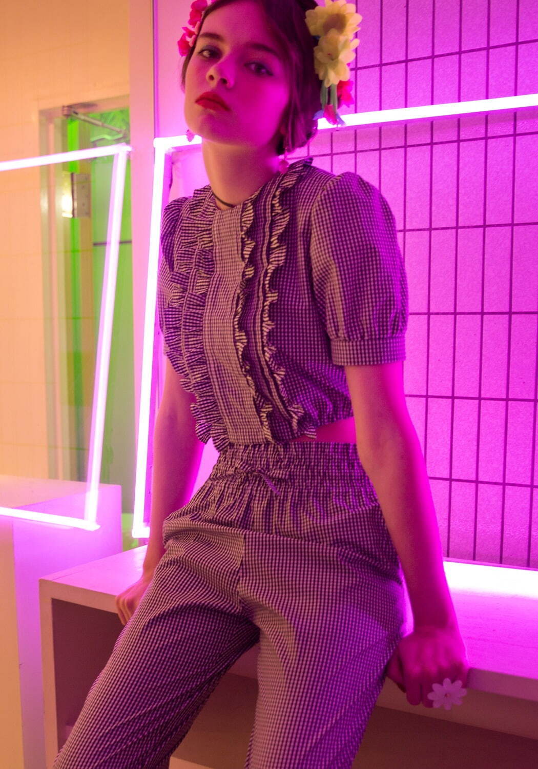 写真30/30｜ミルク“レース襟×チャイナボタン”の新作ドレス、牡丹＆蘭 ...