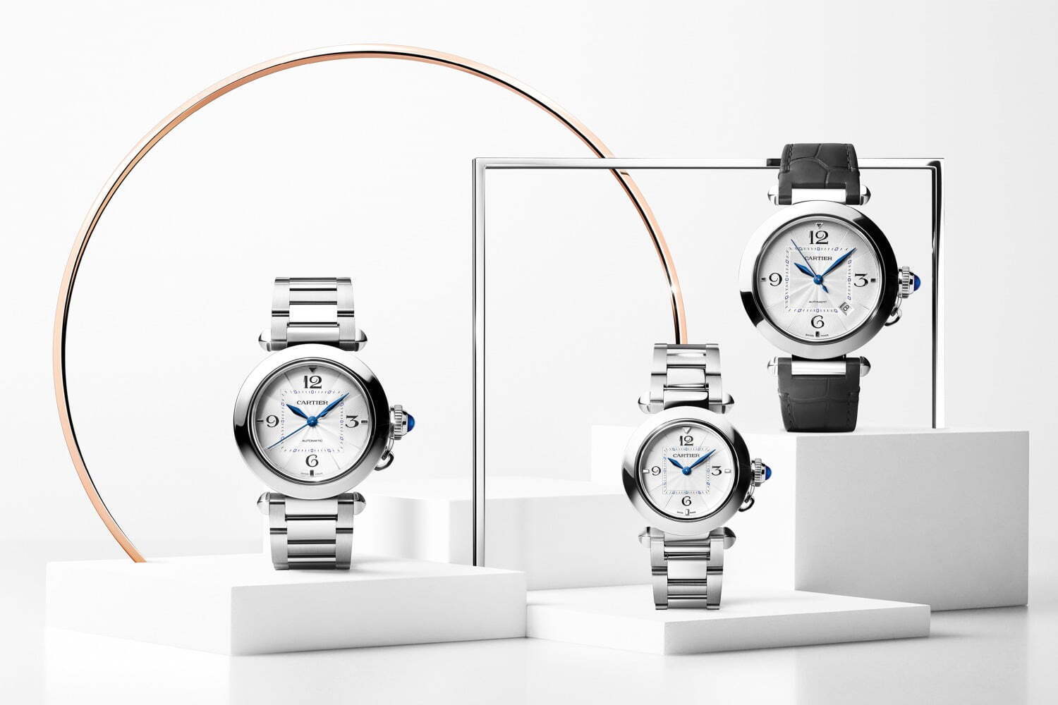 カルティエの腕時計「パシャ ドゥ カルティエ」に存在感あるクロノグラフ＆華奢な30mmケースの新作 - ファッションプレス