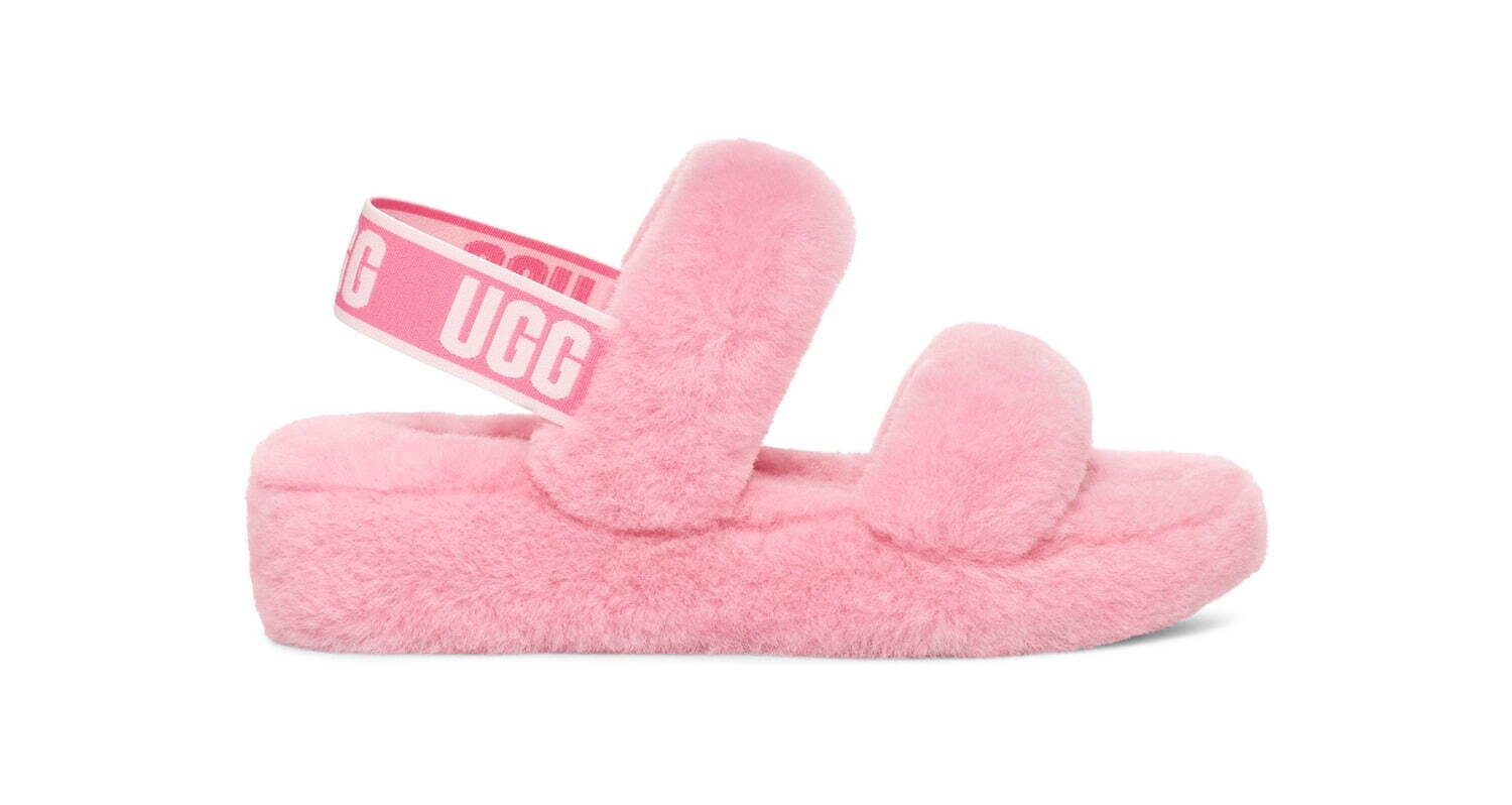 UGG“パステルカラー”のサンダル＆ウェア、タイダイファーの厚底