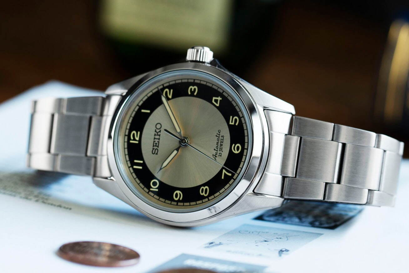 セイコー チックタックのコラボ腕時計第2弾 クラシックな佇まいのメンズ向け機械式時計 ファッションプレス