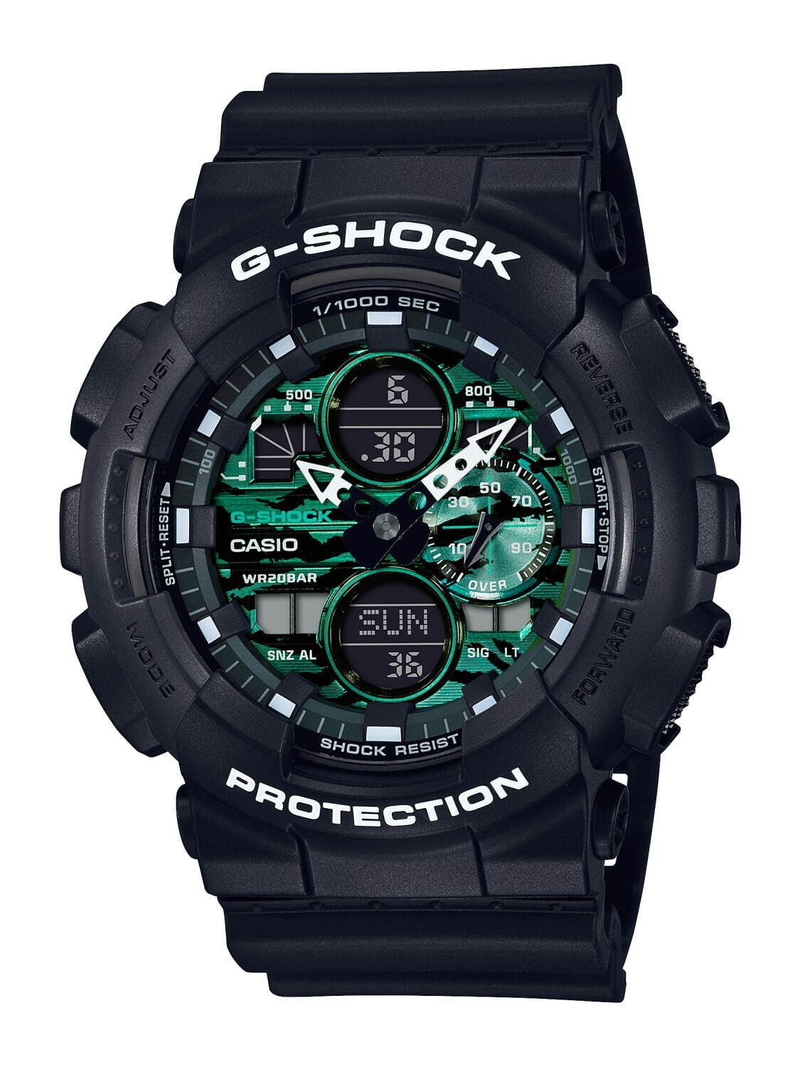 G-SHOCK“ブラック×グリーン”新作腕時計、定番「GW-B5600」など全4型で 