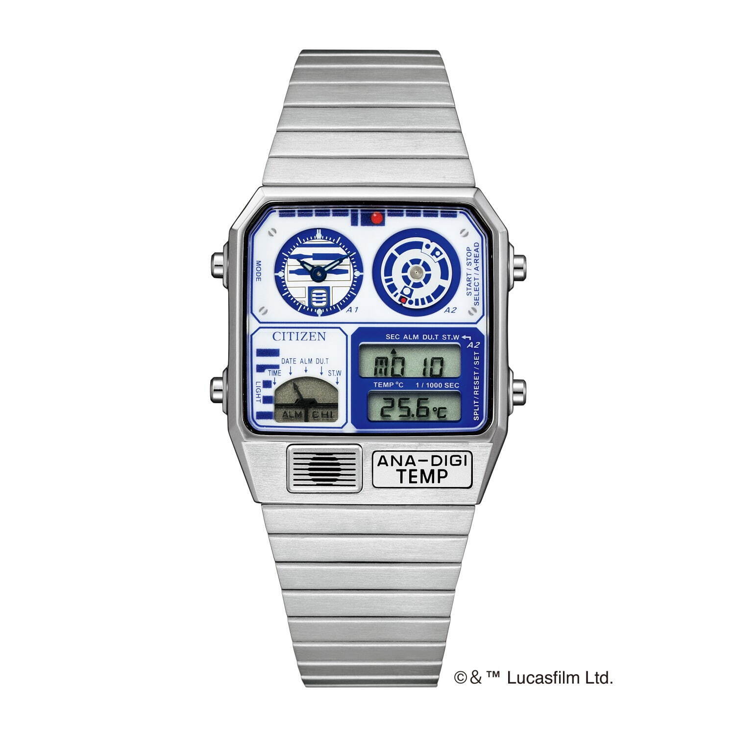 現品限り　ANA　シチズン　Q\u0026Q　スターウォーズ　R2-D2　ソーラー腕時計