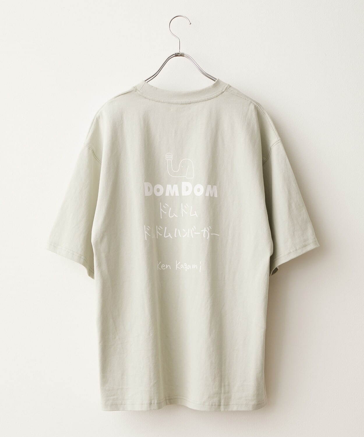 加賀美健デザイン ドムドムハンバーガー Tシャツ くすみカラーに ドムドムしない 象プリント ファッションプレス