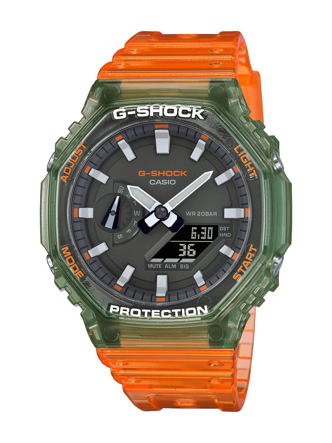 G-SHOCK新作腕時計、鮮やかカラーの薄型スケルトンウオッチなど3型｜写真8