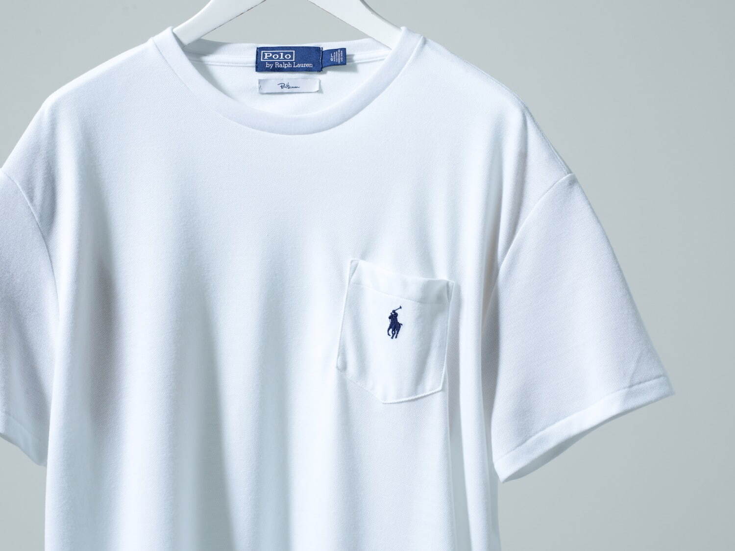 ロンハーマン別注ポロ ラルフ ローレンのtシャツ ホワイトボディに全6色のロゴ刺繍 ファッションプレス