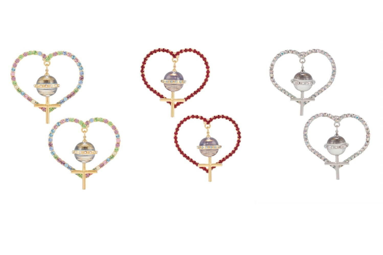 QUEEN HEART PIERCE 各23,100円(税込)