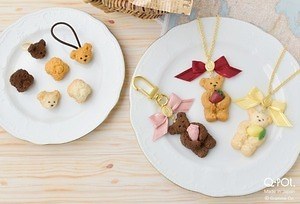 Q-pot.「テディベア クッキー」ネックレス、こんがり焼きたて“お尻 ...