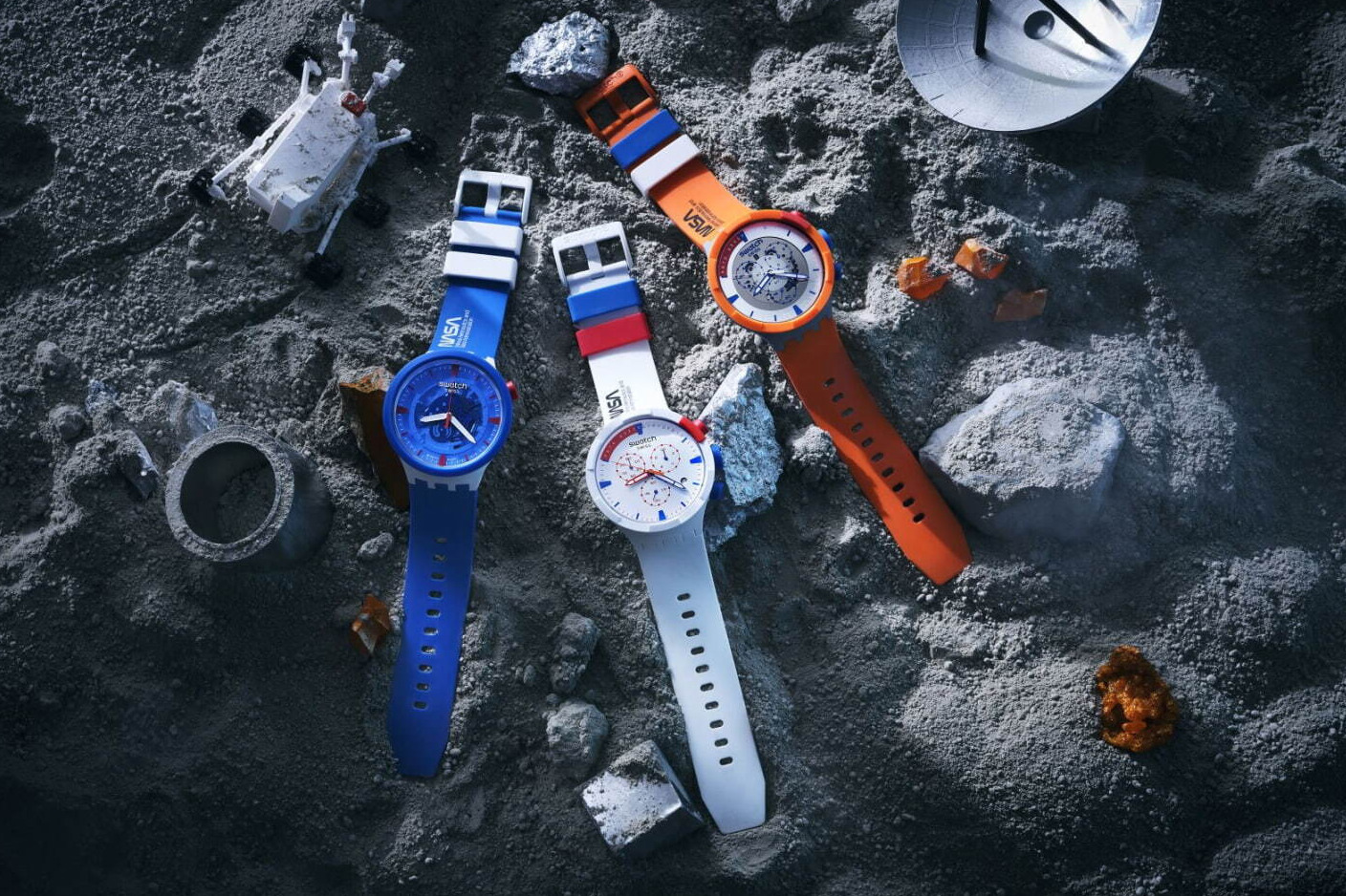 スウォッチ“NASA＆宇宙服”着想の腕時計、“宇宙飛行士のジャンプスーツ 