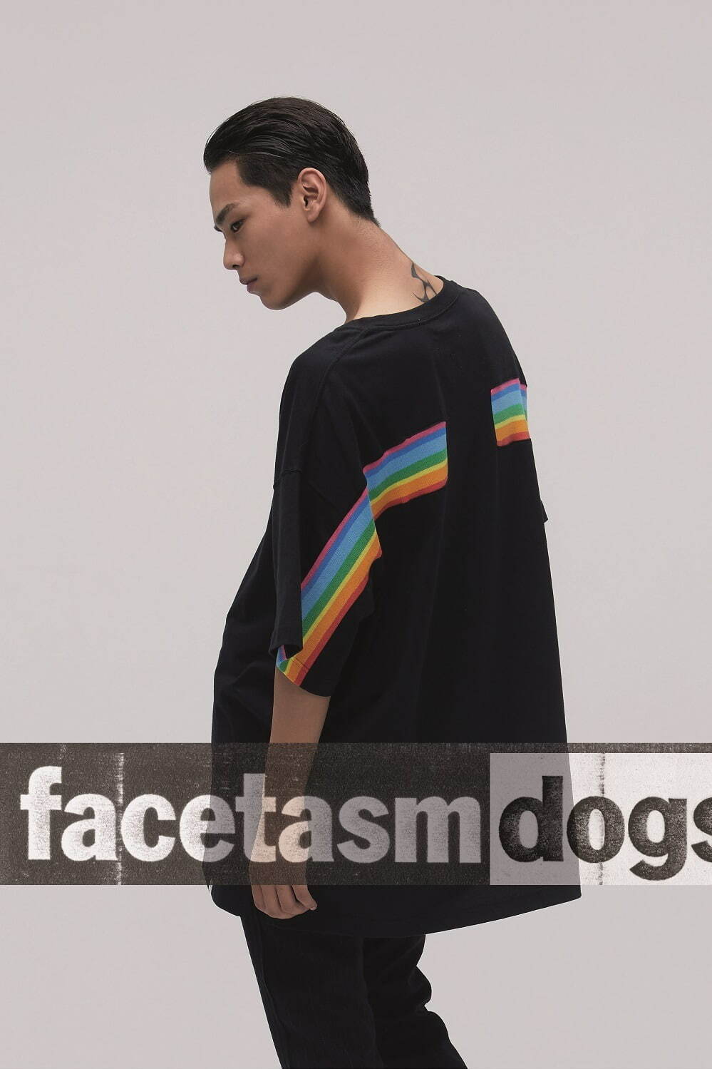 FACETASM × Dogs RIB BIG T-Shirts KOHH-eastgate.mk