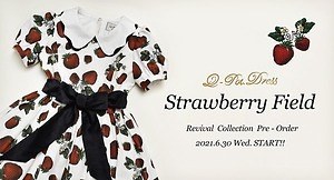 Q-pot. Dress“ヴィンテージ風”苺柄ドレスやシャツなど、幻の1st