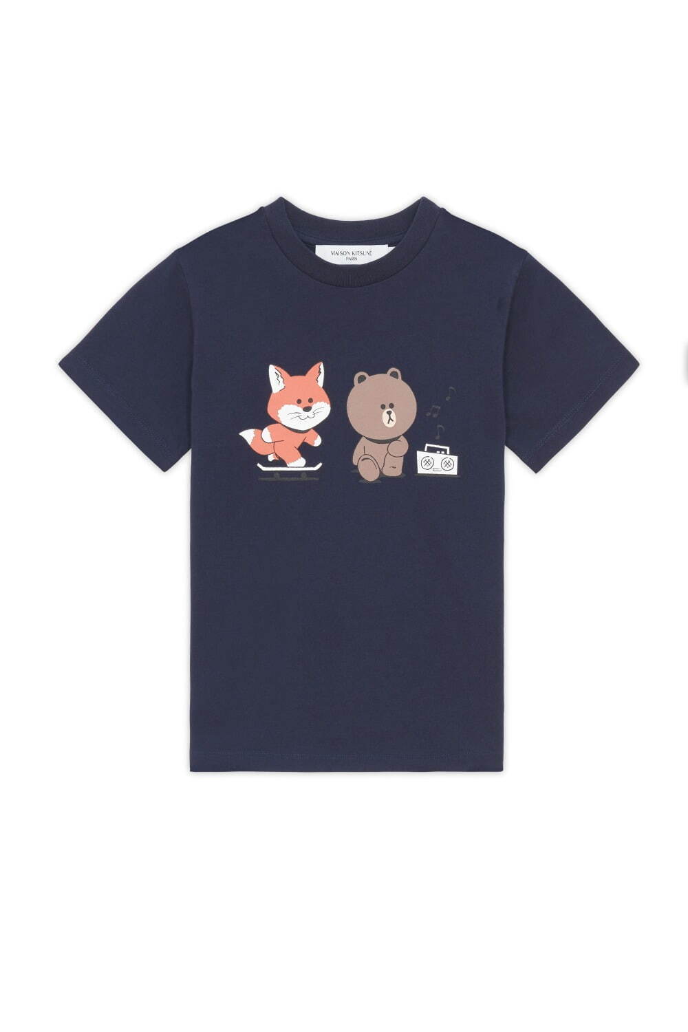 メゾン キツネ“LINE FRIENDS風”キツネ×ブラウンのコラボTシャツ、トート＆マグも｜写真32