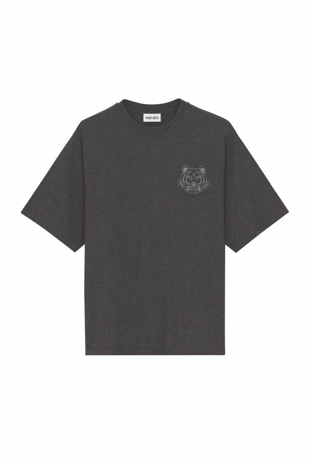 ケンゾーの新作Tシャツ - 胸に“虎”モチーフ配した全4色で