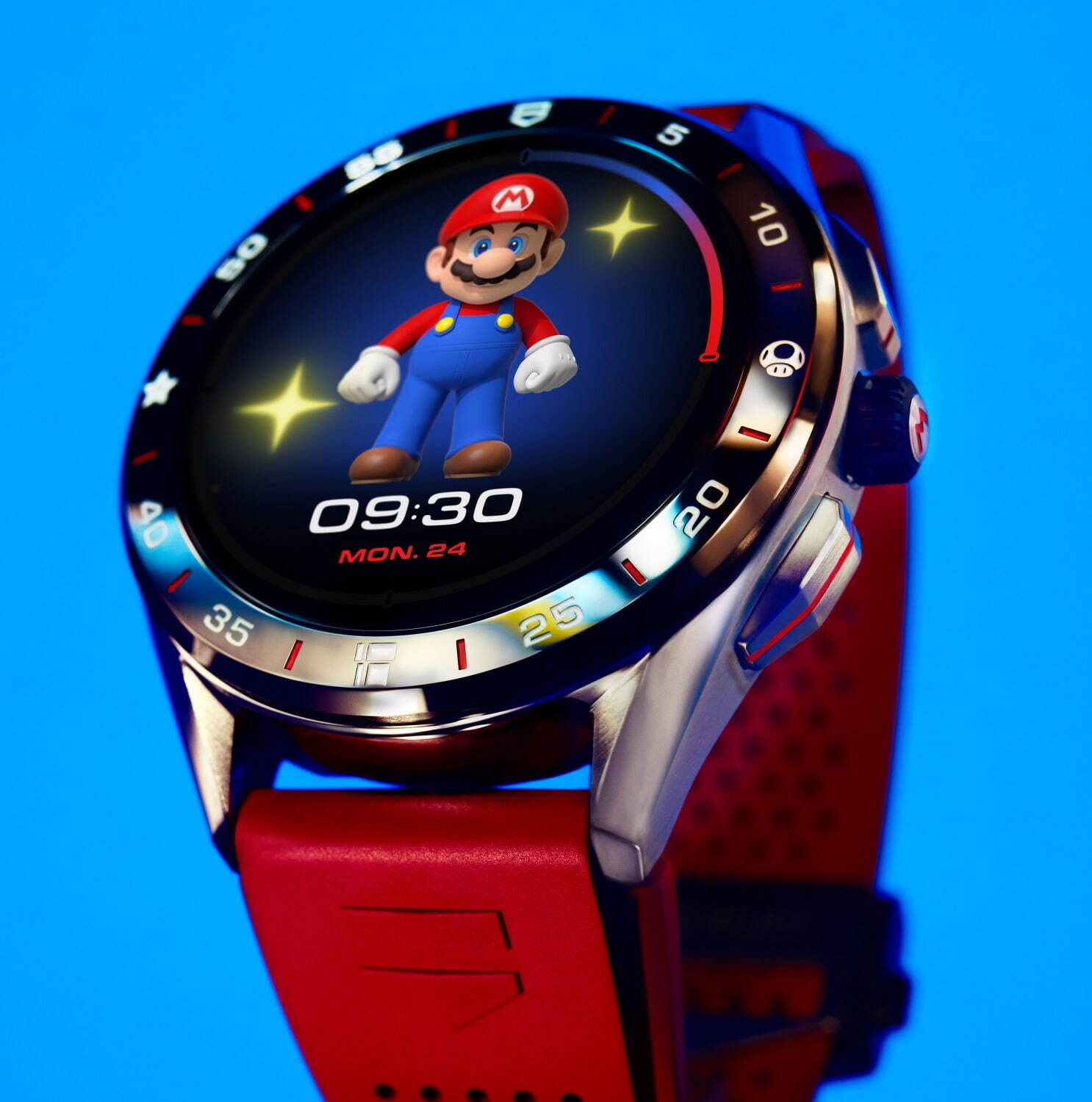 タグ・ホイヤー「スーパーマリオ」とゲーム感覚で運動を楽しむ腕時計
