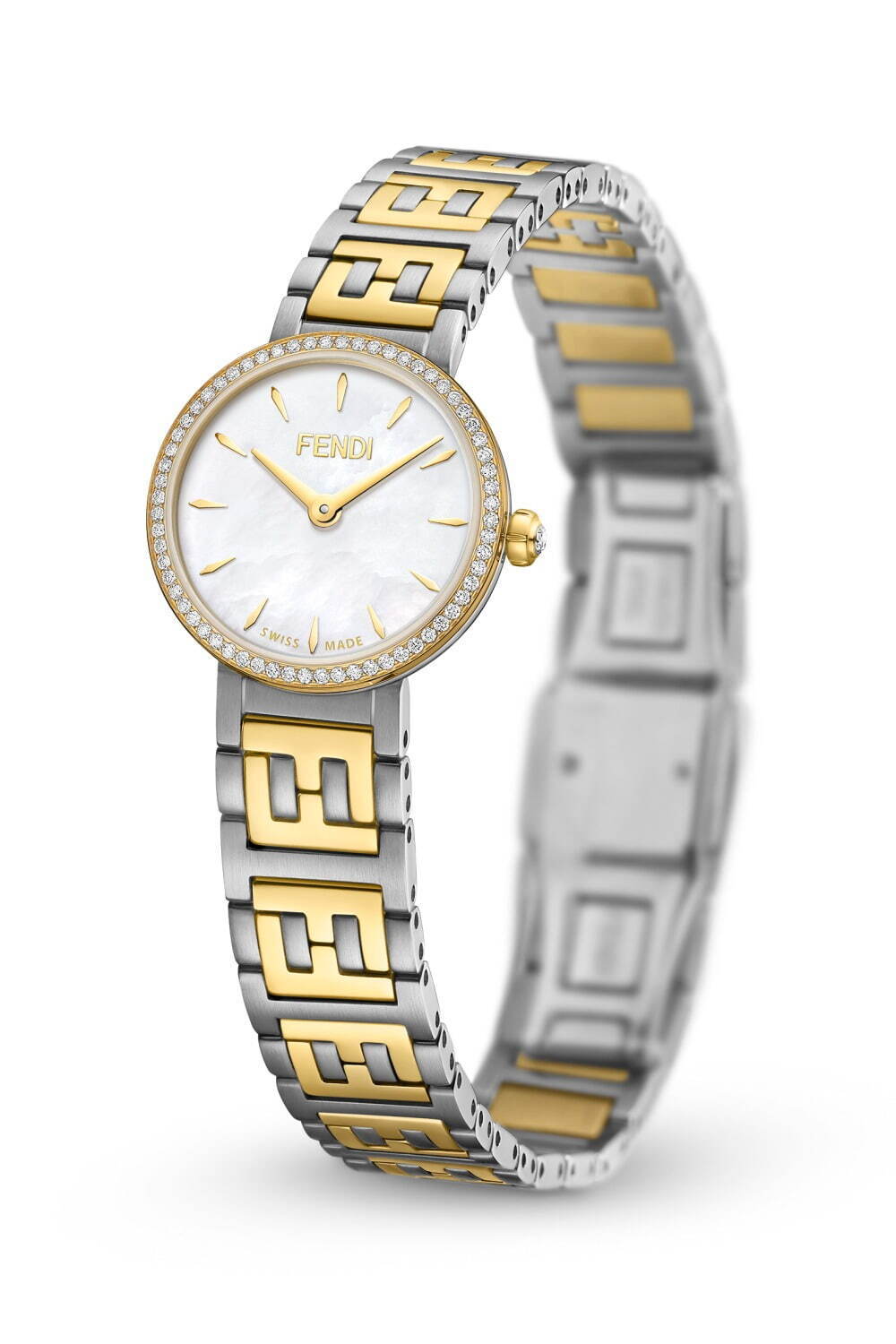 フェンディのウィメンズ向け新作腕時計、FFロゴのブレスレット×64個の ...