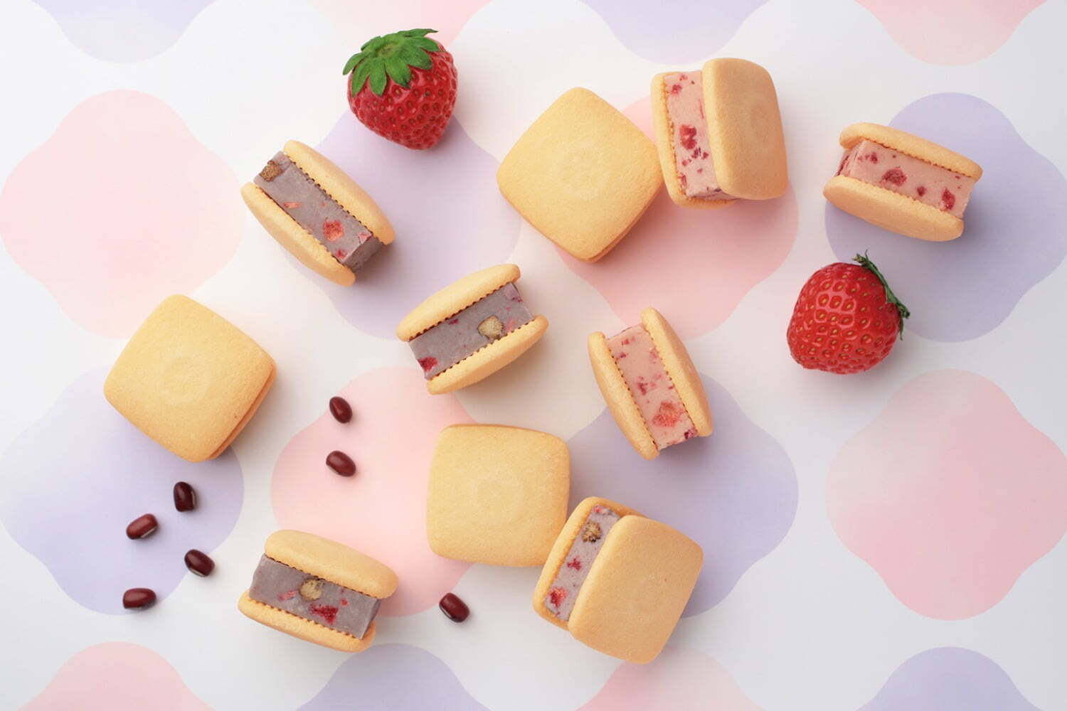 苺大福＆ショートケーキから着想の新作菓子、“おたべ”美十が手がける