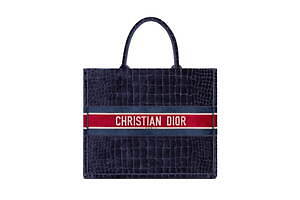 ディオール Dior ベルベット レオパード ブックトート トートバッグ