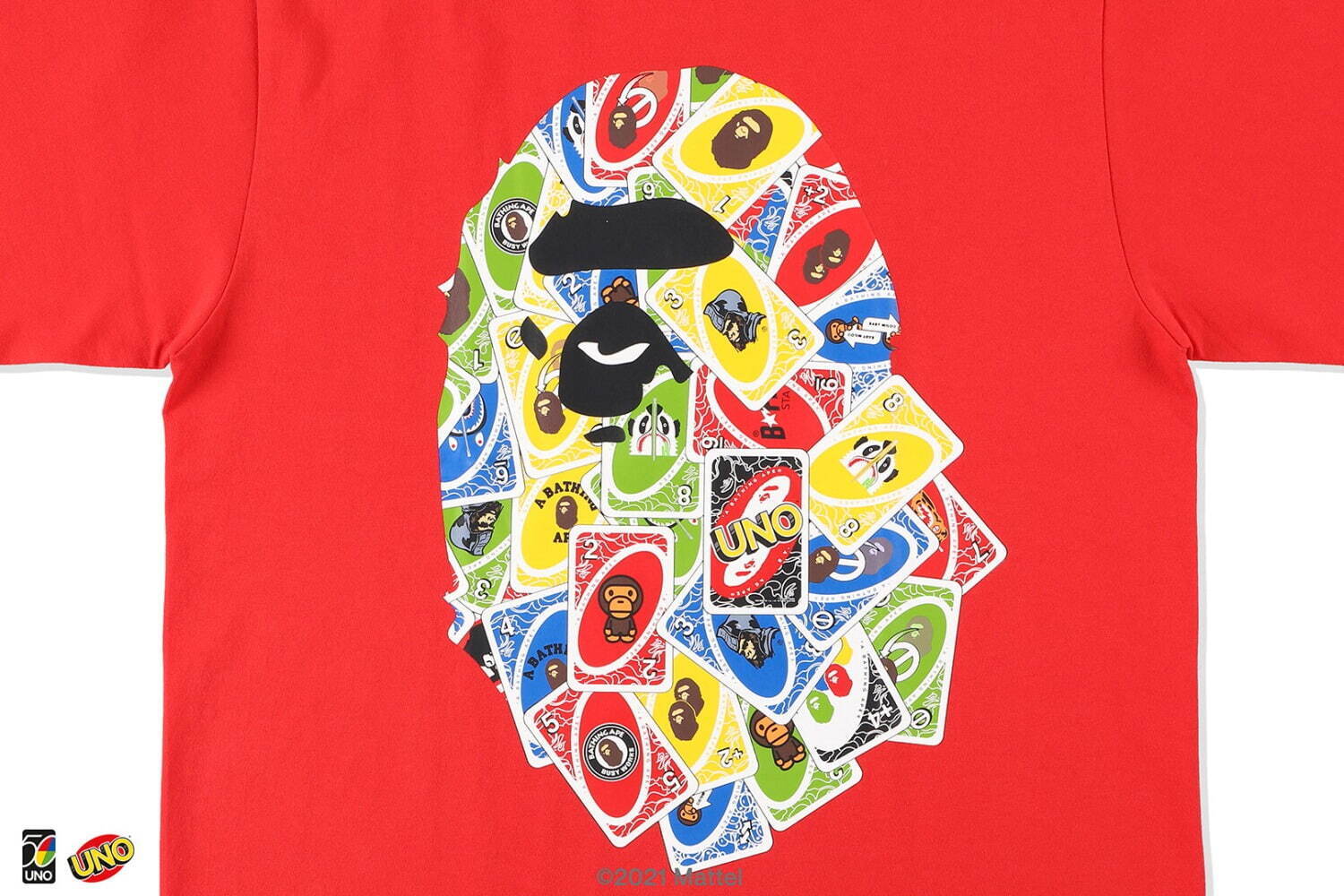 新品 BAPE ワンピース コラボ【特典】TEE 限定 Tシャツ カード エイプ